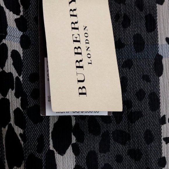 Burberry Beat Check Silk Peplum Tank - Picture 8 of 12